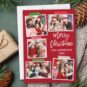Pincel Script Merry Cinta Cinta Cañón de Navidad R