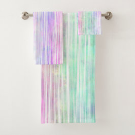 pinceladas de arcoiris sobre blanco: