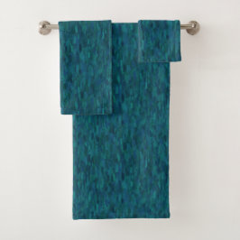 Pinceladas Impresionistas, Azul Marino, Verde Azul