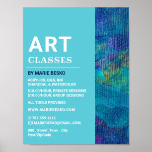 Pinceles azules, profesor de arte, clases de arte