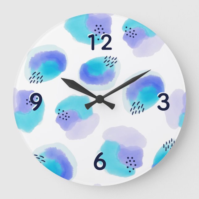 Pinceles de color de agua Gran Reloj (Anverso)