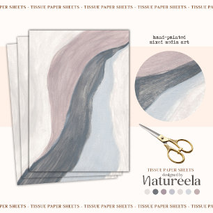 Pinceles neutrales arte Papel de tejidos