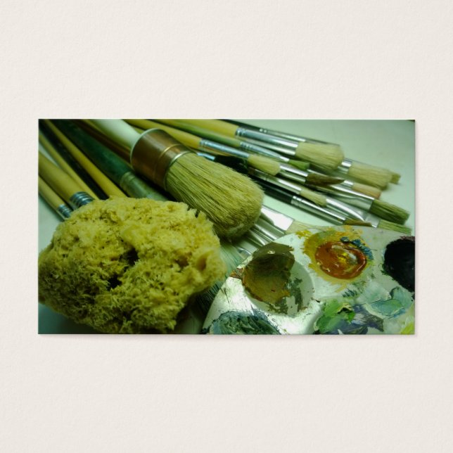 Pinceles y pintura (Frente)