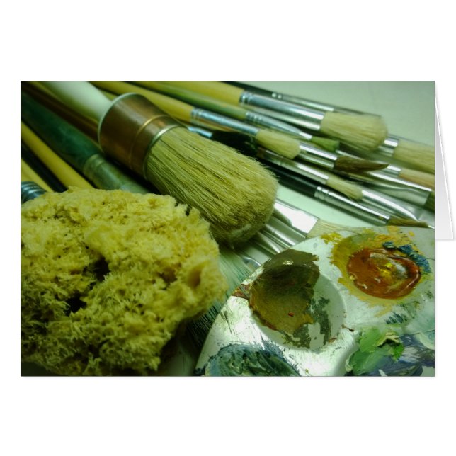 Pinceles y pintura (Anverso (Horizontal))