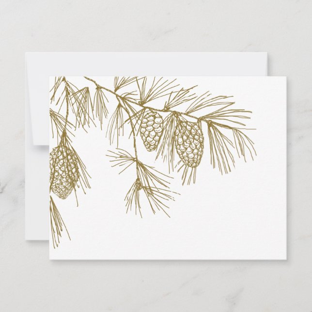 Pine Boughs RSVP (Anverso)