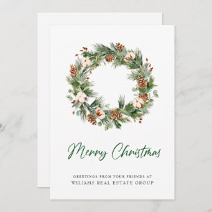 Pine Cones Wreath Navidad Corporate