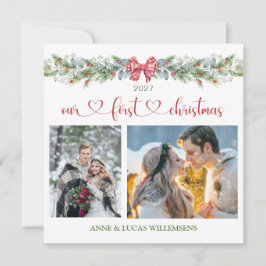 Pine Eucalyptus Nuestros primeros Navidades Foto T