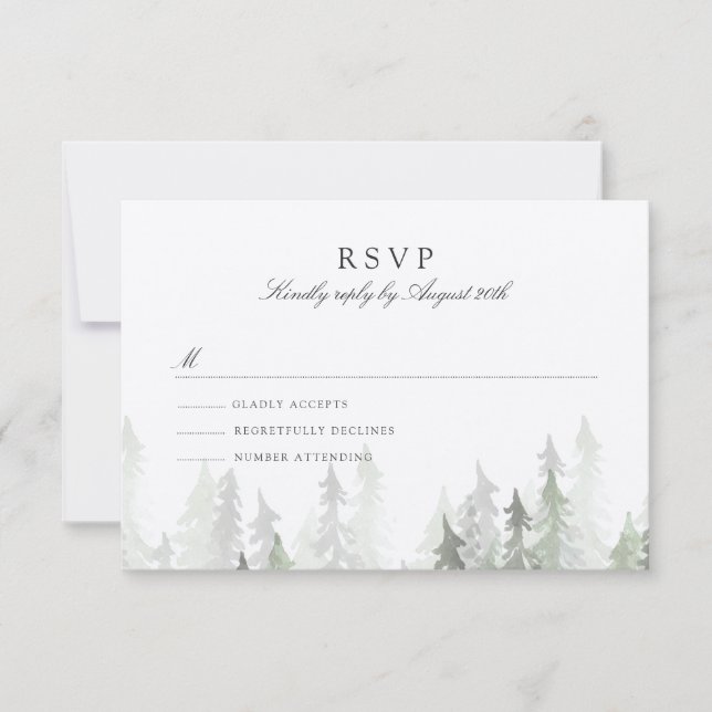 Pine Forest RSVP (Anverso)