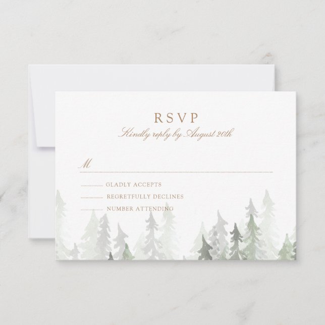 Pine Forest RSVP (Anverso)