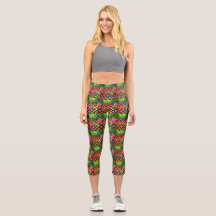 Pineapple Capri Leggings