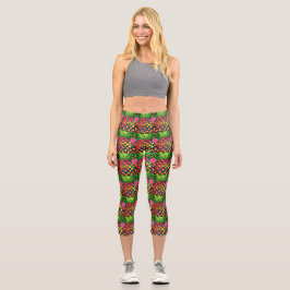 Pineapple Capri Leggings
