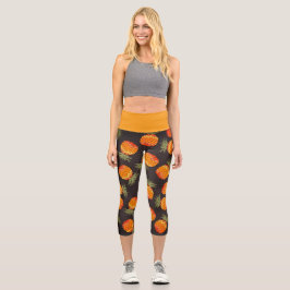 Pineapple Capri Leggings
