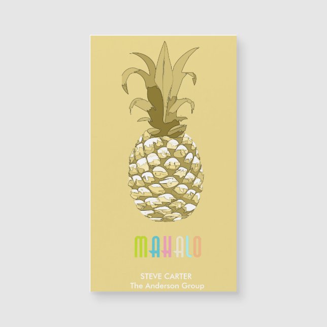 Pineapple Gold Mahalo ID239 (Anverso)