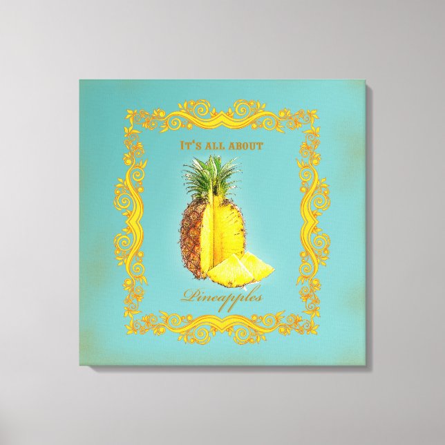 PINEAPPLE ~ Lienzo envuelto (Anverso)