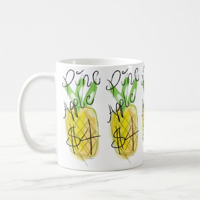Pineapple 🍍 taza de café (Izquierda)