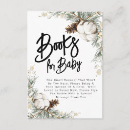 Pinecone Spruce Books Para Tarjeta De Alojamiento 