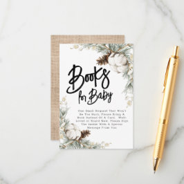 Pinecone Spruce Books Para Tarjeta De Alojamiento 