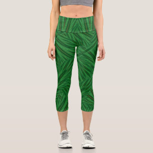 Pines Mirrored High Waisted Capri Leggings