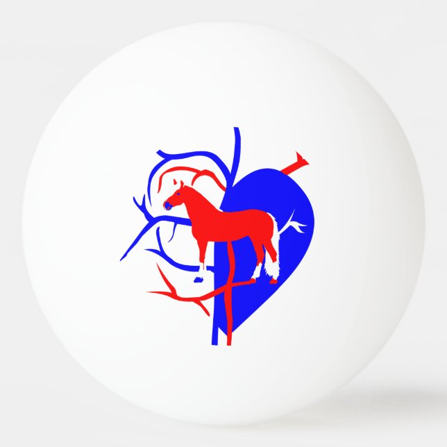 Ping Pong Caballo de pelota (Anverso)