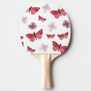 Ping Pong, mariposa, raqueta de tenis de mesa
