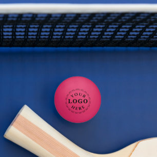 Ping Pong Pelota de tenis de una estrella con logotipo