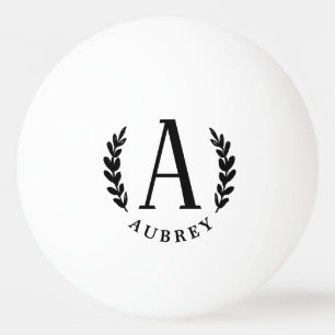 Ping Pong Personalizado de monograma de Unisex   Pelota de t