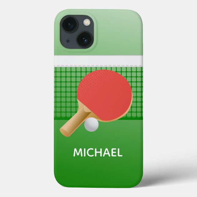 Ping Pong Table Tennis Design Smartphone Funda (Reverso)