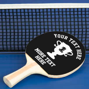 Ping Pong Trofeo personalizado taza pala de pingpong para te