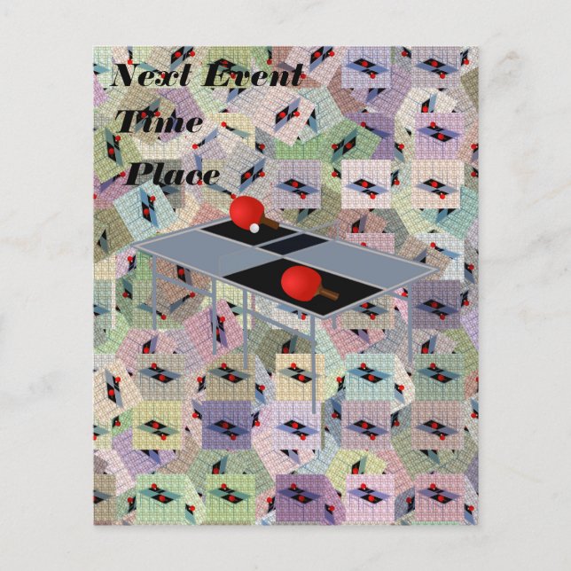 Ping Pong, volante promocional (Frente)