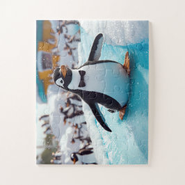 Pingouin en Smoking - Puzzle Glacial