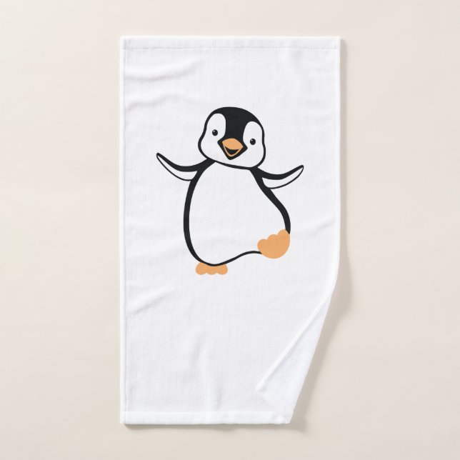 pingüino (Toalla de mano)