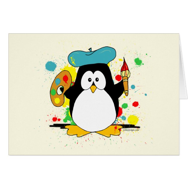 Pingüino artístico (Anverso (Horizontal))