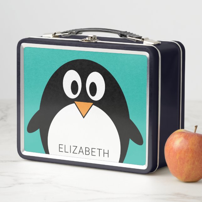 Pingüino caprichoso y caprichoso: nombre verde azu (In situ)
