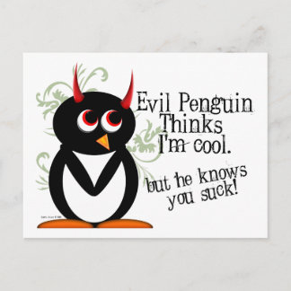 Pingüino chupas postales