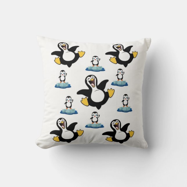 Pingüino Cojín decorativo (Anverso)