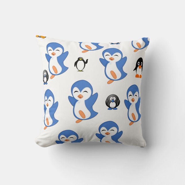 Pingüino Cojín decorativo (Anverso)