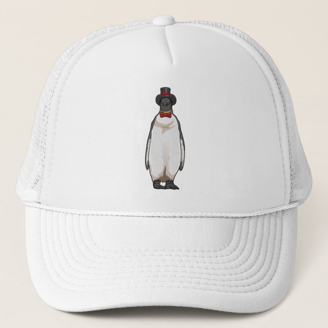 Pingüino como Caballero con Gorra (Anverso)