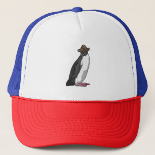 Pingüino como pirata con Gorra