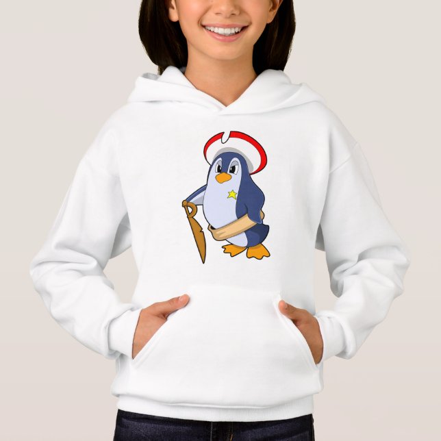 Pingüino como pirata con Gorra (Anverso)