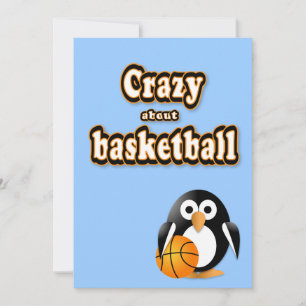 Pingüino con baloncesto