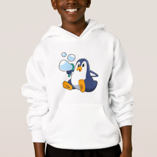 Pingüino con burbujas de jabón.PNG