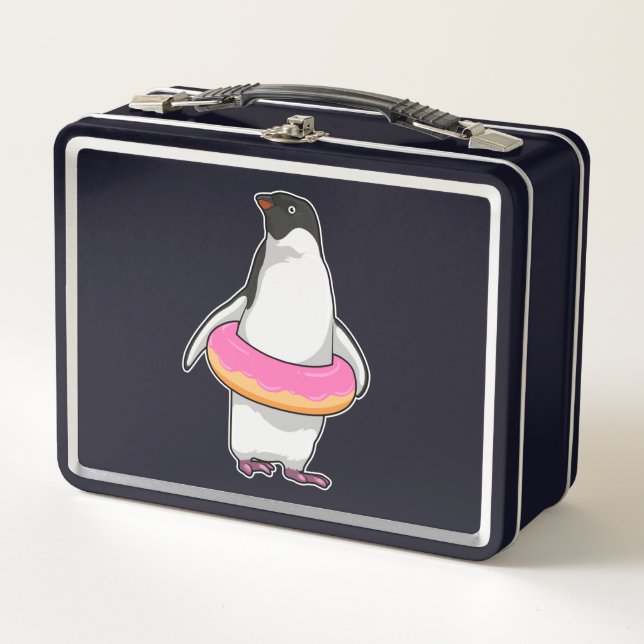 Pingüino con Donut (Anverso)