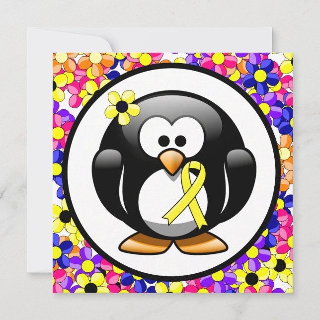 Pingüino de cinta amarilla (Anverso)