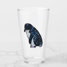 Pingüino de hadas - Tumbler de vidrio