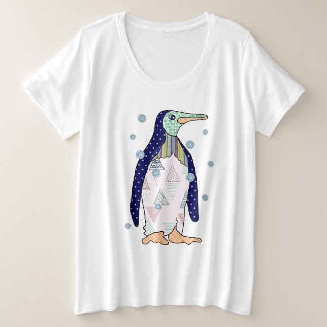 Pingüino de modelo (Anverso del diseño)