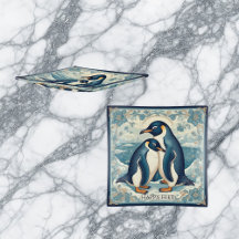 Pingüino de pies felices Arte de ave de hielo Pare