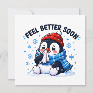 Pinguino de Pronto Mejora Tarjeta de Deseos de Pro