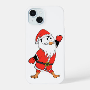 Pingüino de Santa Claus listo para Navidad
