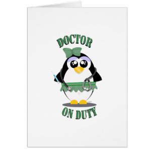 Pingüino de servicio del médico (femenino)