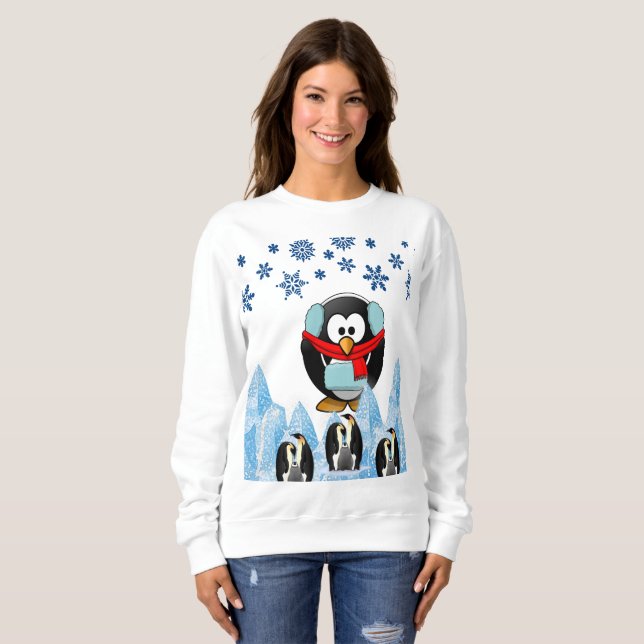 Pingüino de sudadera (Anverso completo)